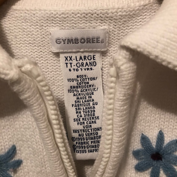 Gymboree Cute Flowers Zipped Jacket - Picture 4 of 4